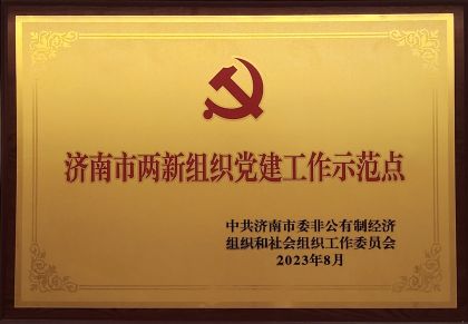 喜报｜太阳成集团tyc33455cc获评济南市两新组织党建示范点